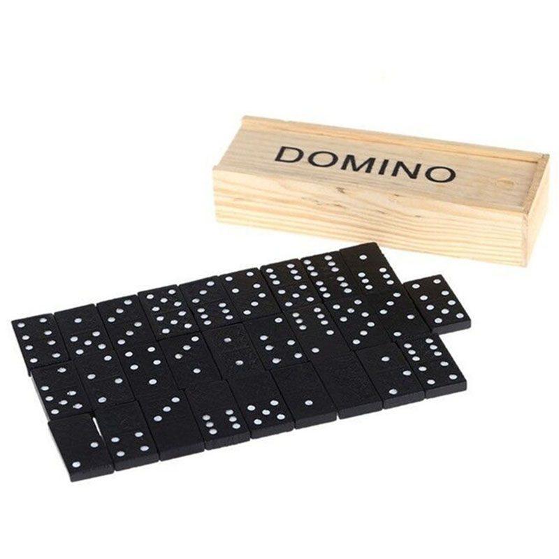Board Game Ludo - Conjunto de 28 peças de Dominó