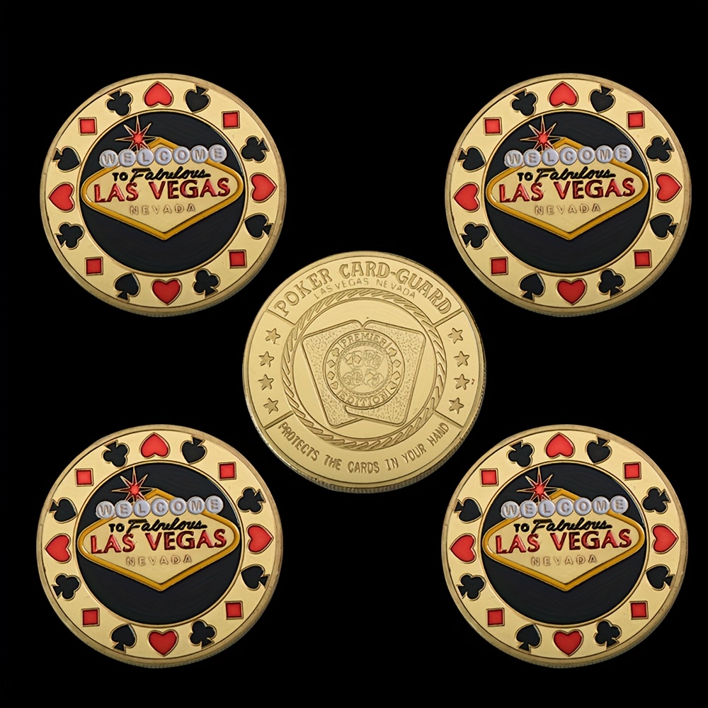Board Game With Chips - 5 pçs bem-vindo ao nevada las
