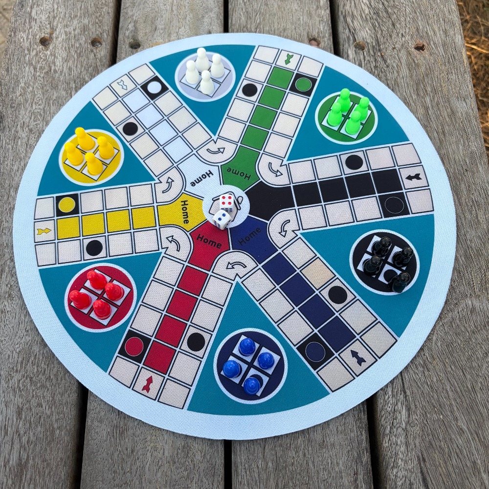 Board Game Ludo - Tabuleiro de Jogo LUDO para 6