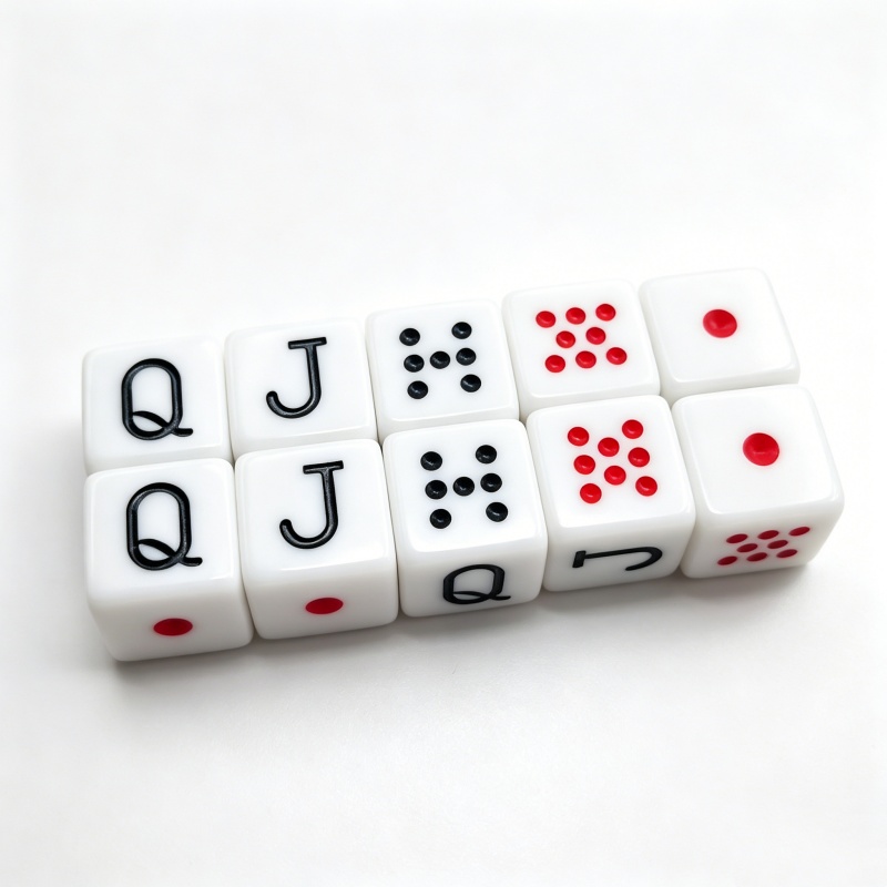 Board Game Ludo - 10 pçs/set 16mm jogo de dados
