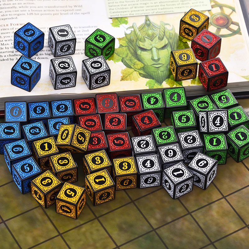 Board Game Viral - 10 pçs/set conjunto de dados acrílicos