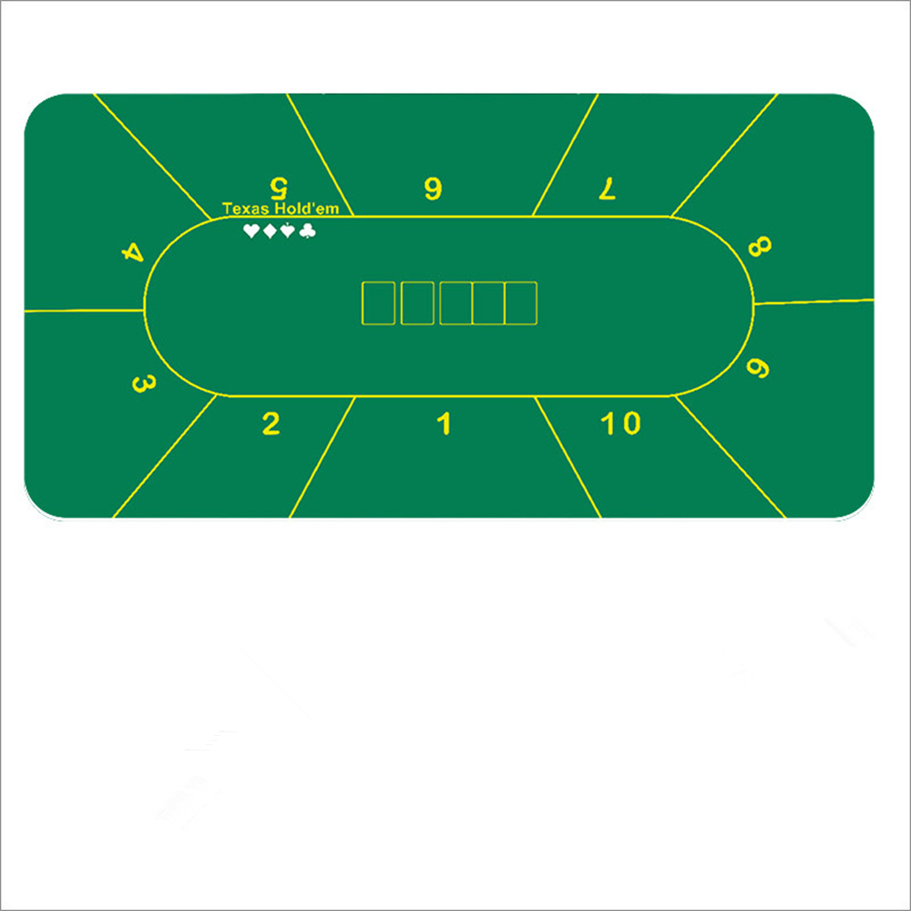 Board Game With Chips - Tapete de Borracha Antiderrapante para Cassino,