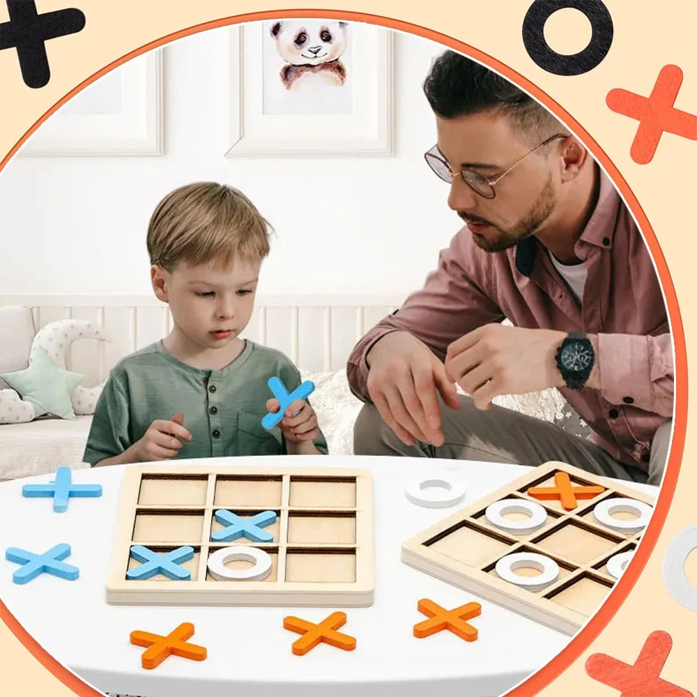 Jogo de madeira xo tic tac toe - Board Game Ideas avaliação e preço
