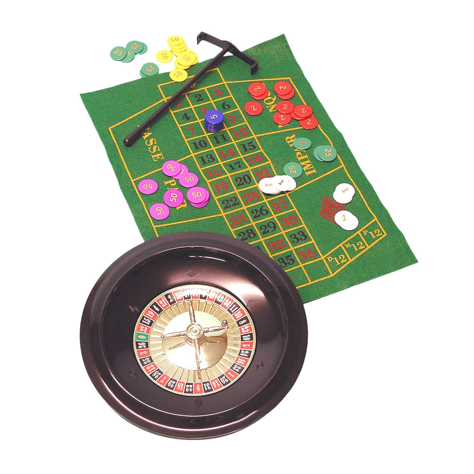 Roda de roleta de 10 polegadas - Board Game With Chips avaliação e preço
