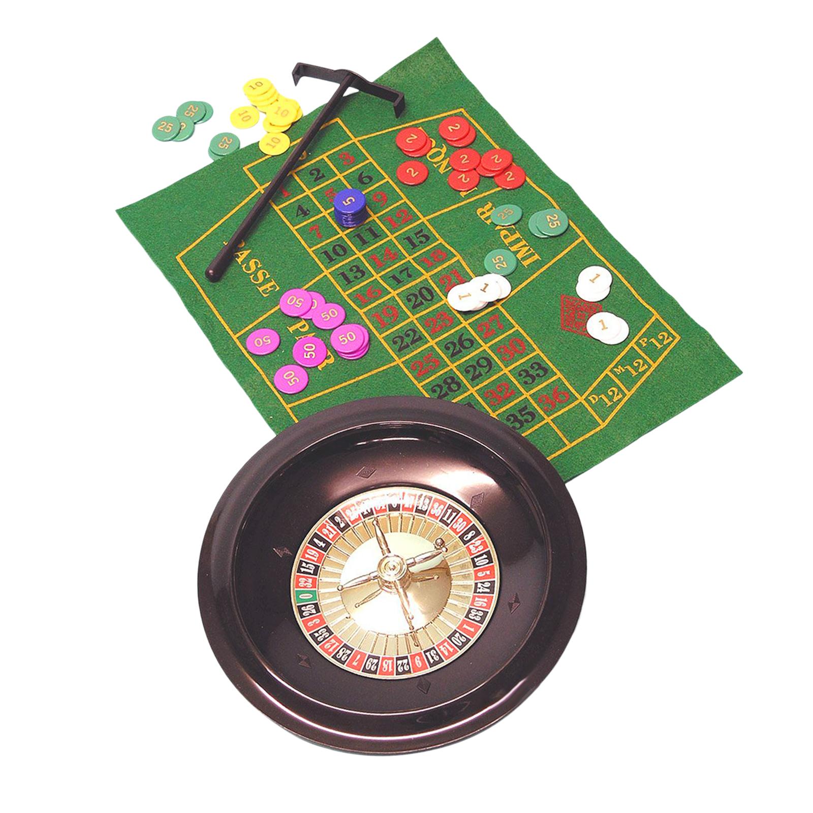 Roda de roleta de 10 polegadas - Board Game With Chips avaliação e preço