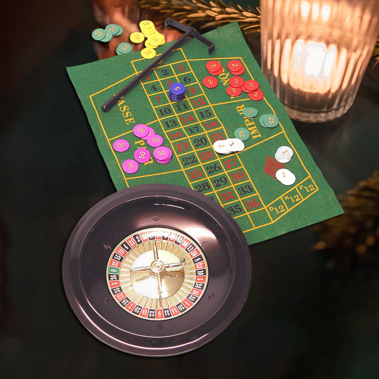 Roda de roleta de 10 polegadas - Board Game With Chips avaliação e preço