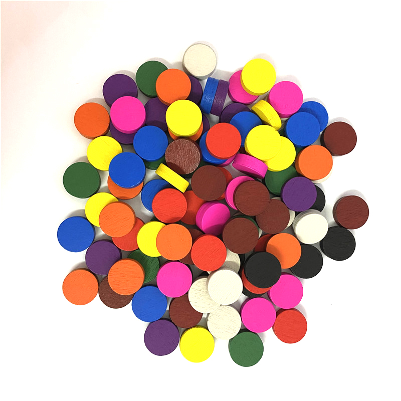 50 peças 15*5mm 11 cores disco - Game Token Counter avaliação e preço