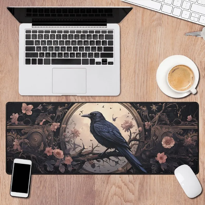Dark Goth Raven Wildflowers Go - Board Game Zen avaliação e preço