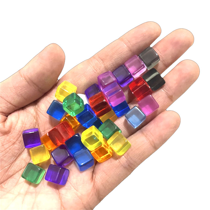 100 pçs/set 8mm cubo claro dad - Board Game Hegemony avaliação e preço
