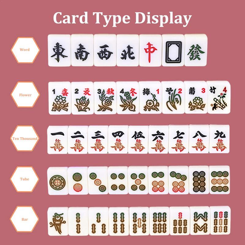 Portátil mahjong jogo de tabul - Board Game History avaliação e preço