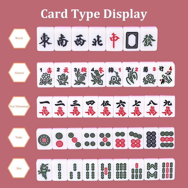 Portátil mahjong jogo de tabul - Board Game History avaliação e preço