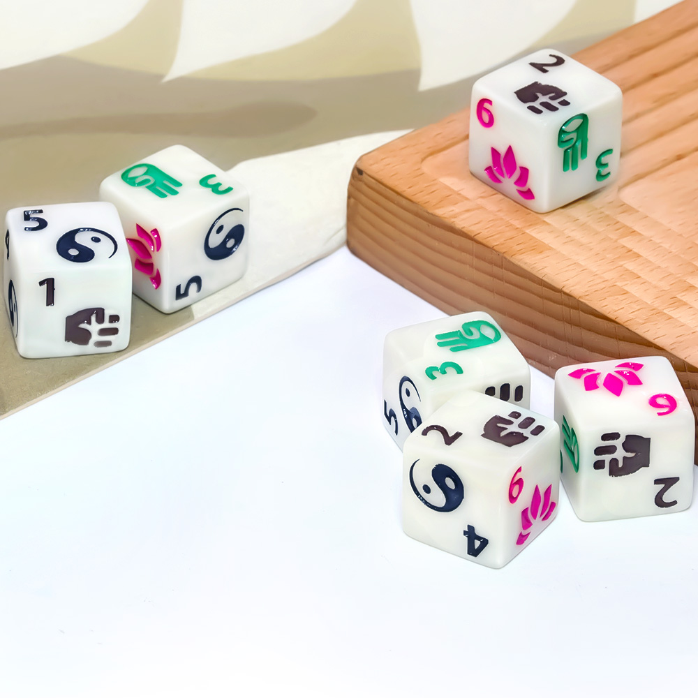 Conjunto de Dados Poliédricos  - Board Game Zen avaliação e preço