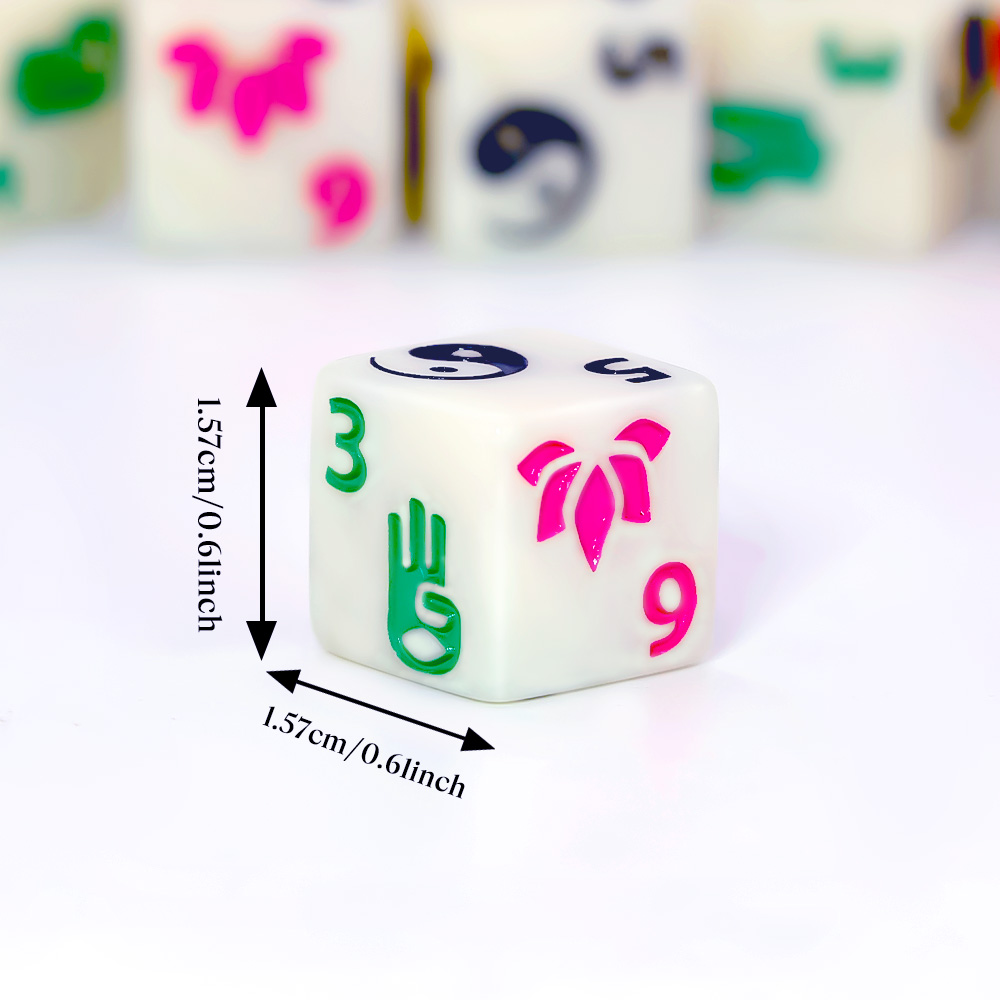 Conjunto de Dados Poliédricos  - Board Game Zen avaliação e preço
