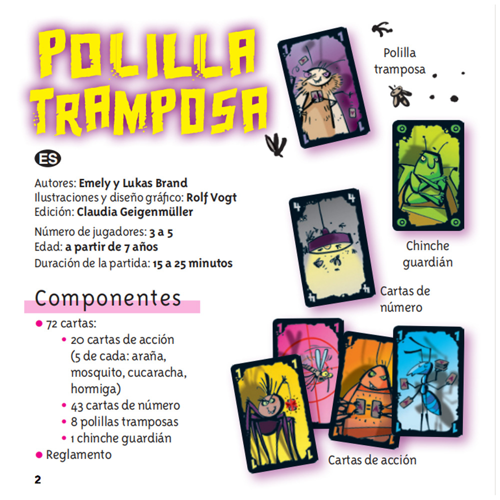 Polilla Tramposa Español Jogo  - Board Game Viral avaliação e preço