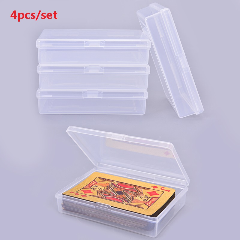 4 pces 10*7*2.4cm transparente - Board Game With Chips avaliação e preço
