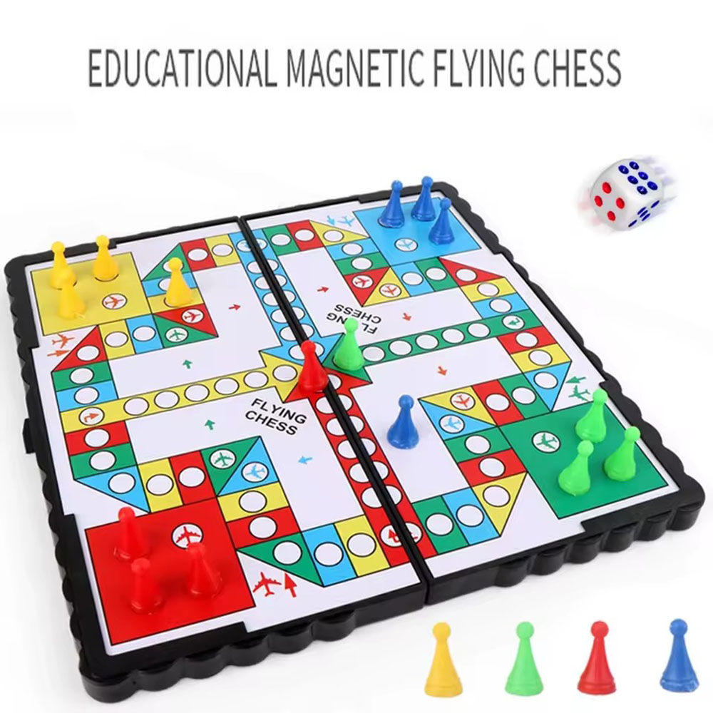 Jogo de xadrez voador magnétic - Board Game Ludo avaliação e preço