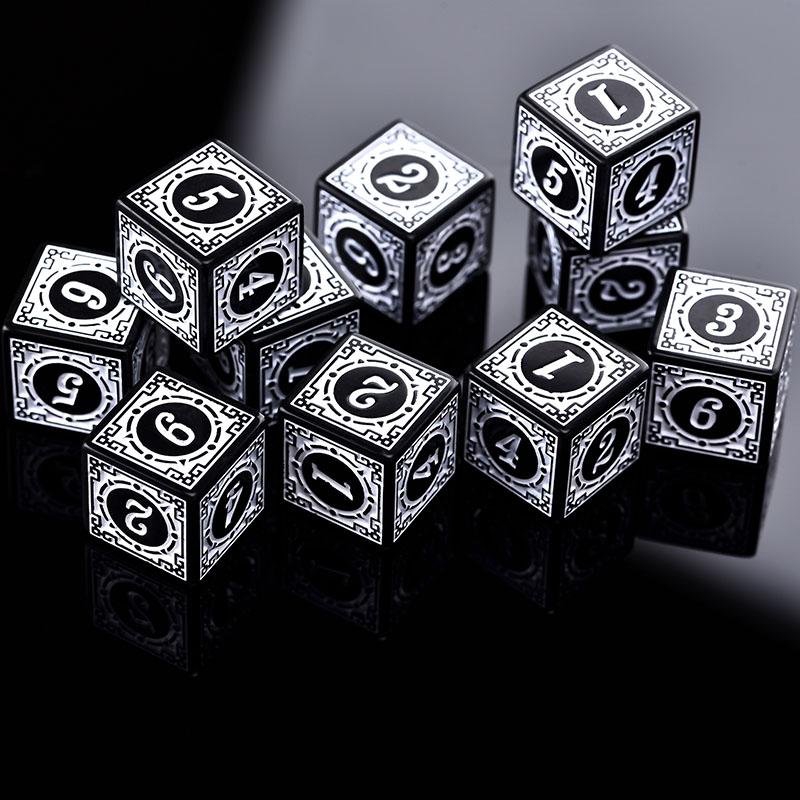 10 pçs/set conjunto de dados a - Board Game Viral avaliação e preço