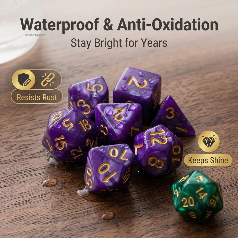 Conjunto de 7 peças de dados p - Board Game Hegemony avaliação e preço