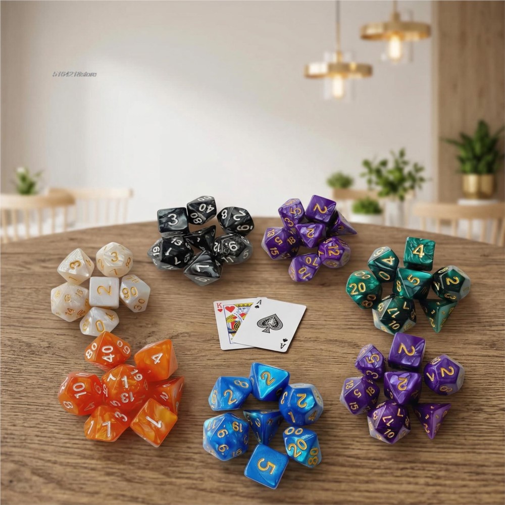 Conjunto de 7 peças de dados p - Board Game Hegemony avaliação e preço