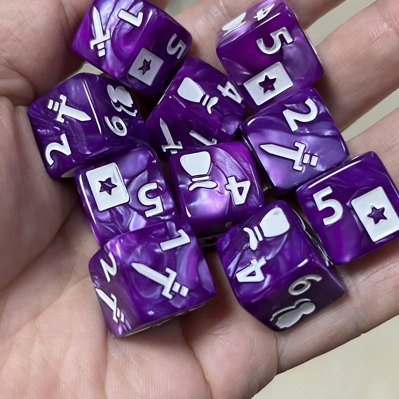10 pçs conjunto de novo 16mm 6 - Board Game Ludo avaliação e preço