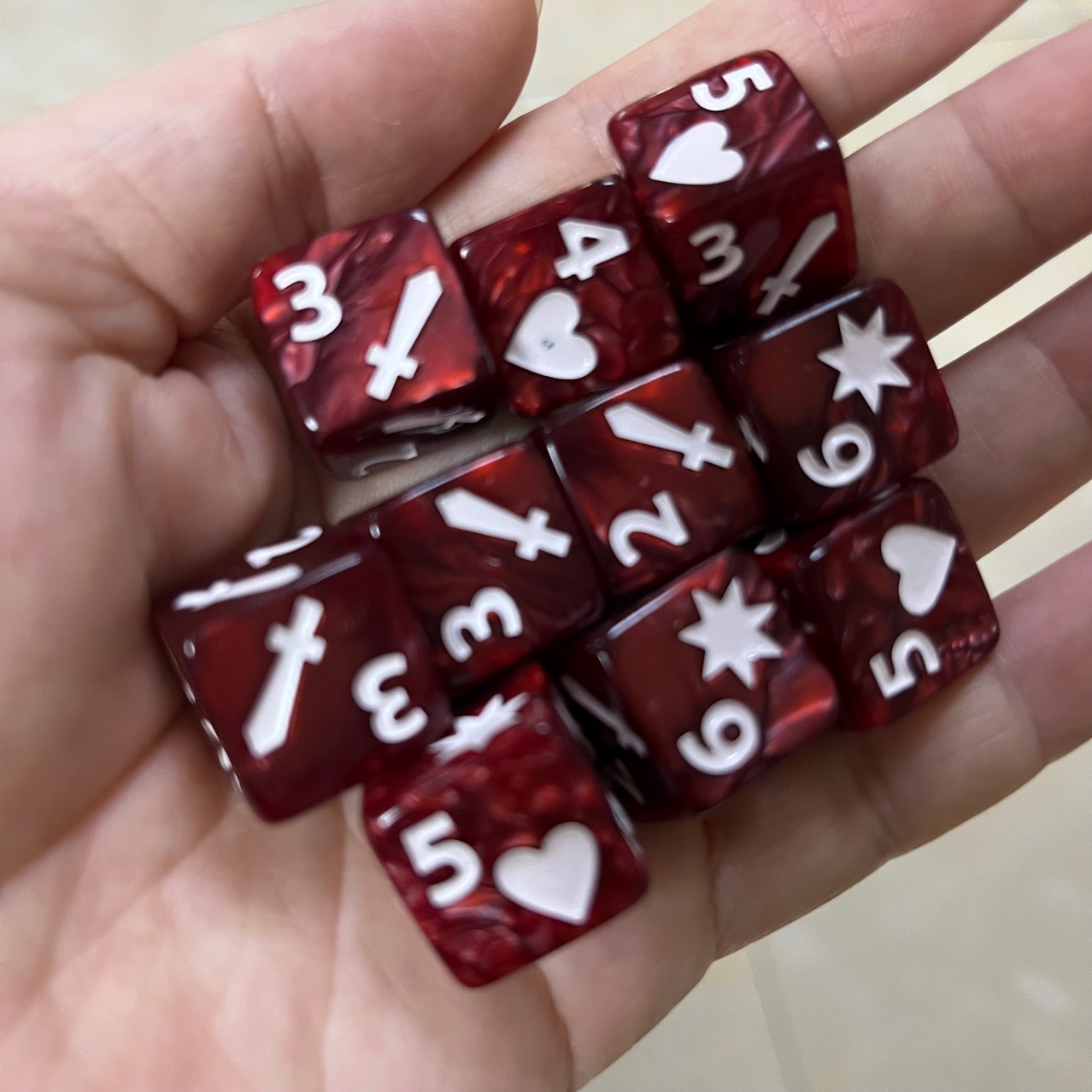 10 pçs conjunto de novo 16mm 6 - Board Game Ludo avaliação e preço